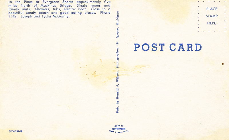 Great Lakes Motel - Vintage Postcard (newer photo)